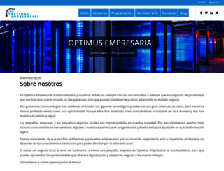optimusempresarial.com screenshot