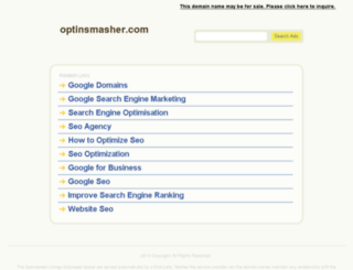 optinsmasher.com screenshot
