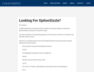 optionsizzle.com screenshot