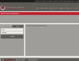 optionsrider.com screenshot