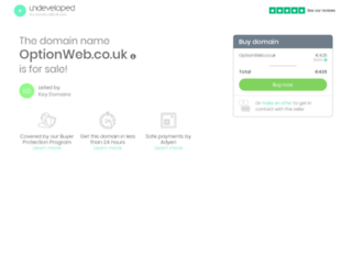 optionweb.co.uk screenshot