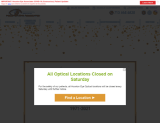 optometry.houstoneye.com screenshot