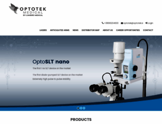optotek-medical.com screenshot