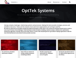 opttek.com screenshot