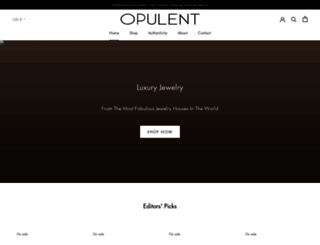 opulentjewelers.com screenshot