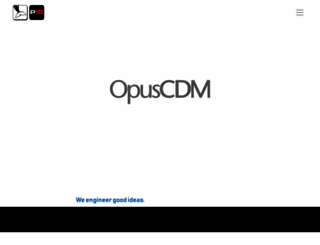 opuscdm.com screenshot