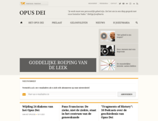 opusdei.nl screenshot