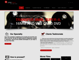 opusvideo.ch screenshot