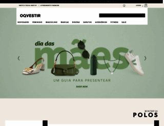 oqvestir.com.br screenshot