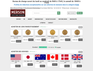 or-change-numismatique.com screenshot