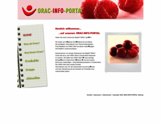 orac-info-portal.de screenshot