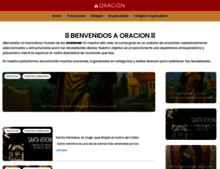 oracion.info screenshot