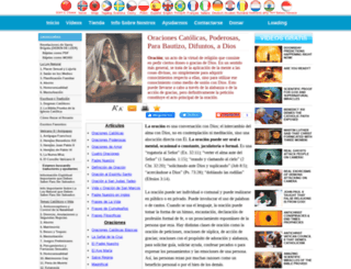 oracionescatolicas.org screenshot