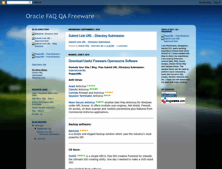 oracle-faq-qa-freeware.blogspot.com screenshot