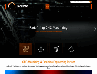 oracle-precision.co.uk screenshot