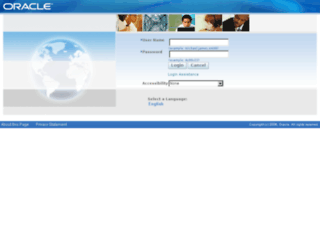 oracle-sshr.sbgnet.com screenshot