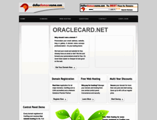 oraclecard.net screenshot
