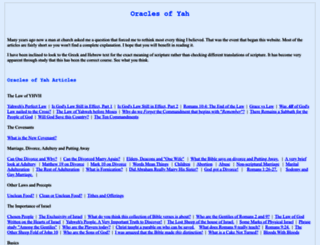 oraclesofyah.org screenshot