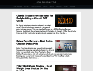 oralbulkingcycle.com screenshot