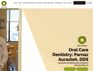 oralcaredentistry.com screenshot