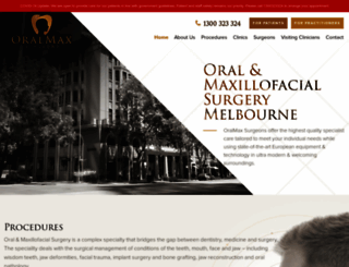 oralmax.com.au screenshot