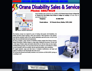 oranadisability.com screenshot