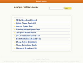 orange-redirect.co.uk screenshot