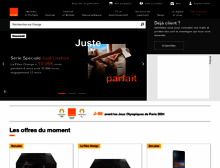 orange.fr screenshot