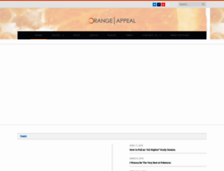 orangeappeal.org screenshot