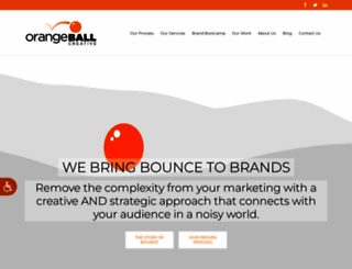 orangeballcreative.com screenshot