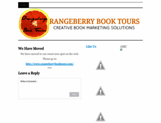 orangeberrybooktours.wordpress.com screenshot