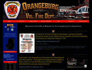 orangeburgfd.org screenshot