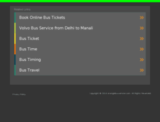 orangebusservice.com screenshot