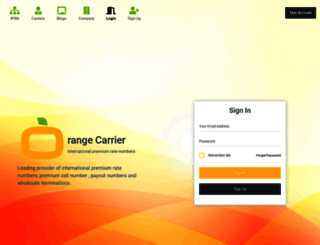 orangecarrier.com screenshot