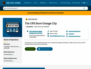 orangecity-fl-2570.theupsstorelocal.com screenshot