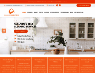 orangecleaning.com.au screenshot