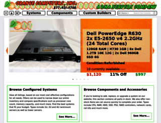 orangecomputers.com screenshot