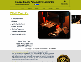 orangecountyautomotivelocksmith.com screenshot