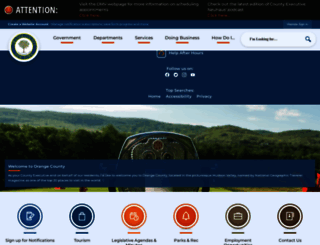 orangecountygov.com screenshot