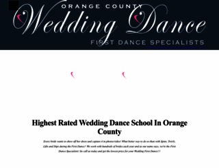 orangecountyweddingdance.com screenshot
