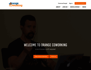 orangecoworking.com screenshot