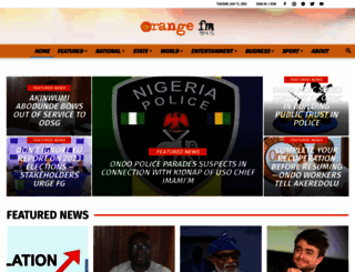 orangefm.com.ng screenshot