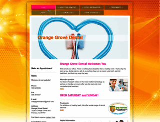 orangegrovedental.com screenshot
