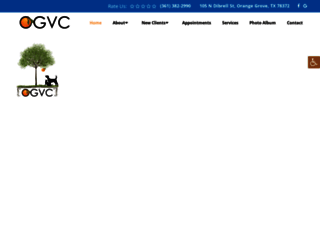 orangegrovevetclinic.com screenshot