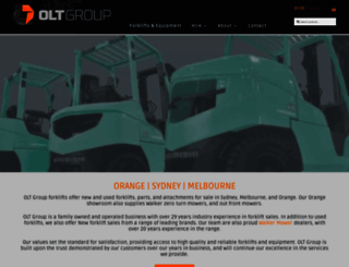 orangelifttruck.com.au screenshot