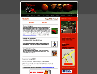 orangemonkeybilliards.com screenshot