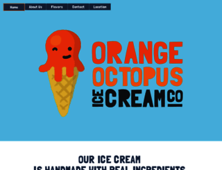 orangeoctopusicecream.com screenshot