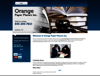 orangepaperplacers.com screenshot
