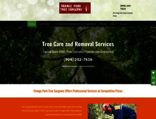 orangeparktreesurgeons.com screenshot