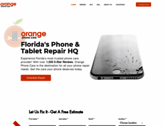 orangephonecare.com screenshot